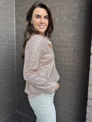 Blouse Sparkle Rose Goud