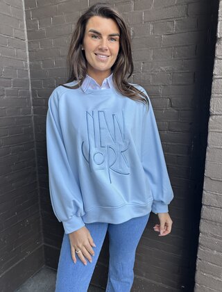 Trui New York Blauw