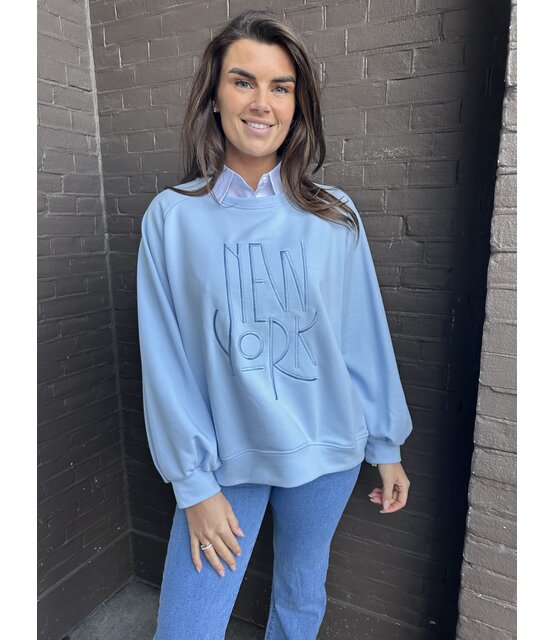 Trui New York Blauw