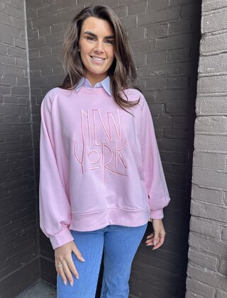 Trui New York Roze