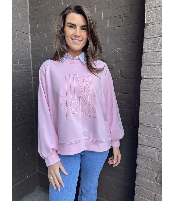 Trui New York Roze