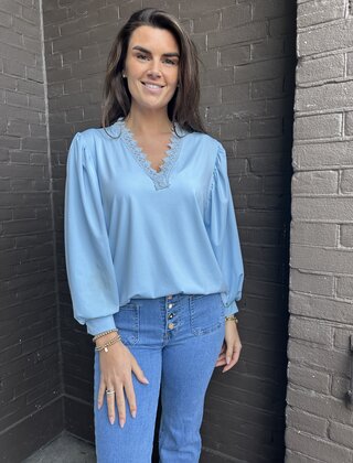 Top Vicky Lichtblauw