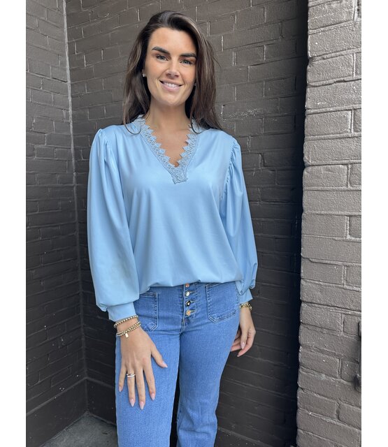 Top Vicky Lichtblauw