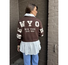Trui /blouse New York bruin
