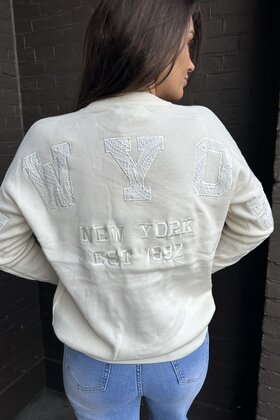 Trui New York Off-white