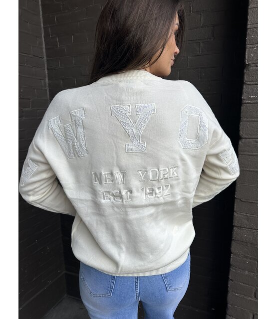 Trui New York Off-white