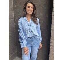 Blouse Luna Blauw