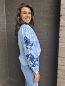 Blouse Luna Blauw