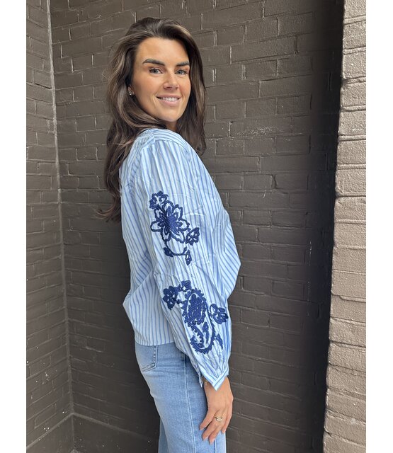 Blouse Luna Blauw