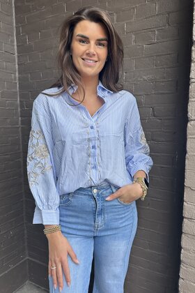 Blouse Nora Blauw