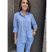 Blouse Yvon Streep Blauw