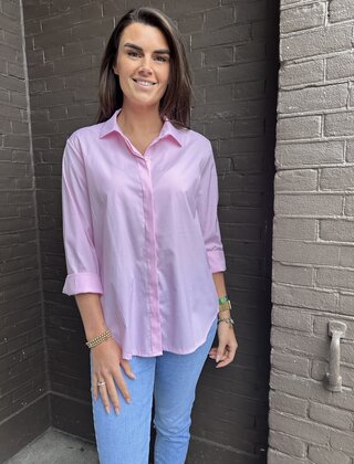 Blouse Yvon Streep roze