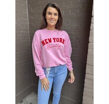 Trui brooklyn Roze
