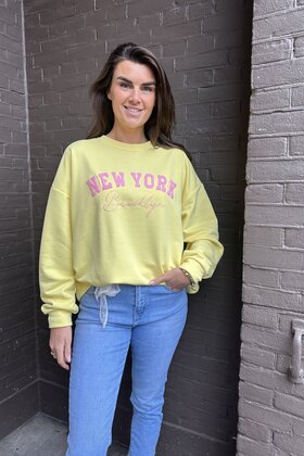 Trui brooklyn Geel