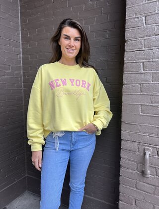 Trui brooklyn Geel