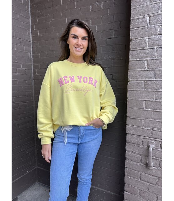 Trui brooklyn Geel