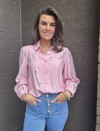Blouse Valentine Roze