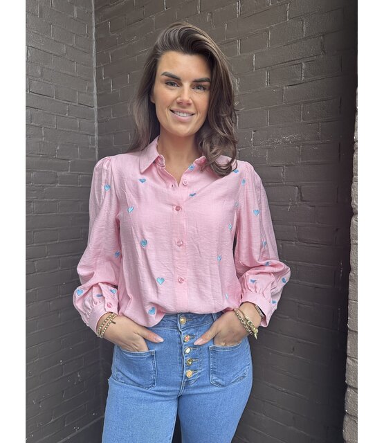 Blouse Valentine Roze