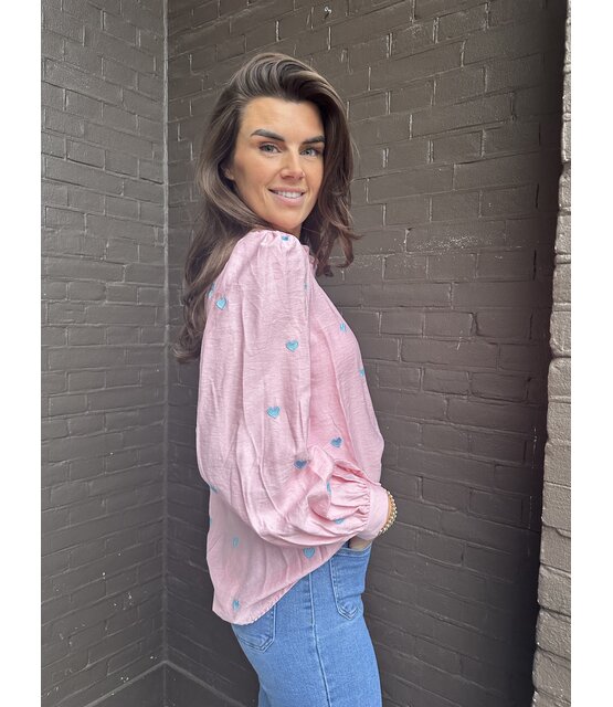 Blouse Valentine Roze