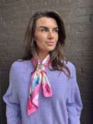 Sjaal Kort Tulp Roze