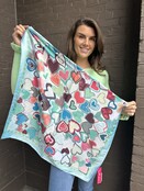 Sjaal Kort Hart Mint