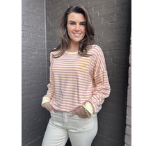 Top Stripes geel