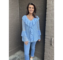 Top Boho Blauw