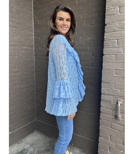 Top Boho Blauw