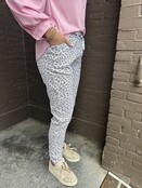Broek Panter Wit