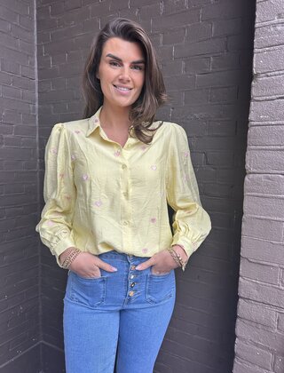 Blouse Valentine Geel