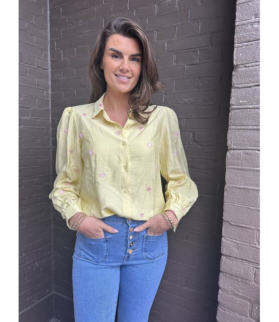 Blouse Valentine Geel