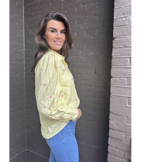 Blouse Valentine Geel
