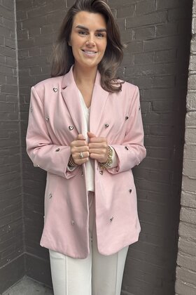 Blazer Hart Roze