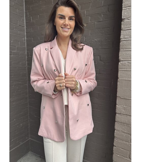 Blazer Hart Roze