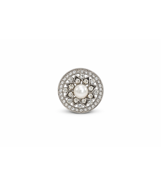 Sjaalring Rond Zilver