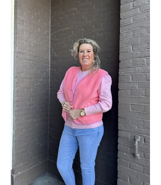 Bodywarmer Carola roze