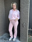 Jeans Paula roze