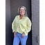 Blouse Hart studs geel