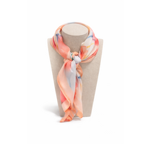 Sjaal kort tulp abrikoos