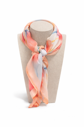 Sjaal kort tulp abrikoos