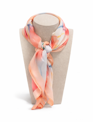 Sjaal kort tulp abrikoos