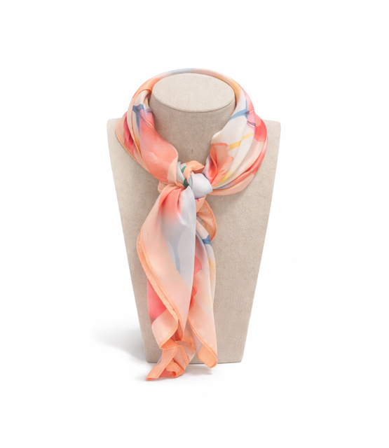 Sjaal kort tulp abrikoos