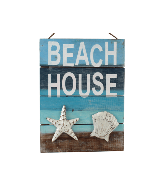 Tekstbord Beach House 40cm