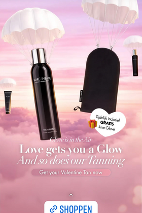 Spraytan incl gratis handchoen