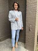 Blazer Hart Studs Blauw