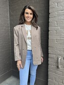 Blazer Hart Studs Taupe