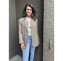 Blazer Hart Studs Taupe