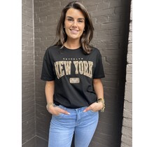 T-Shirt New York Zwart