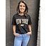 T-Shirt New York Zwart