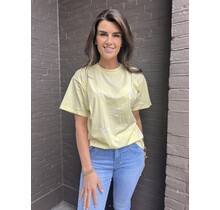 T.shirt Hart Geel